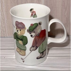 Harrods Bears Golfing Coffee Tea Mug Fine Bone China England
